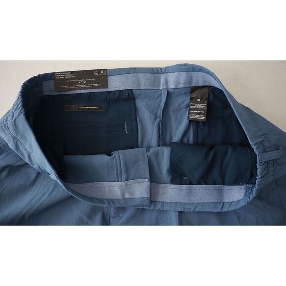 Greg Norman G7S23XDH696B Men's Sz 38 Blue Performance Stretch Golf Shorts - Picture 7 of 8